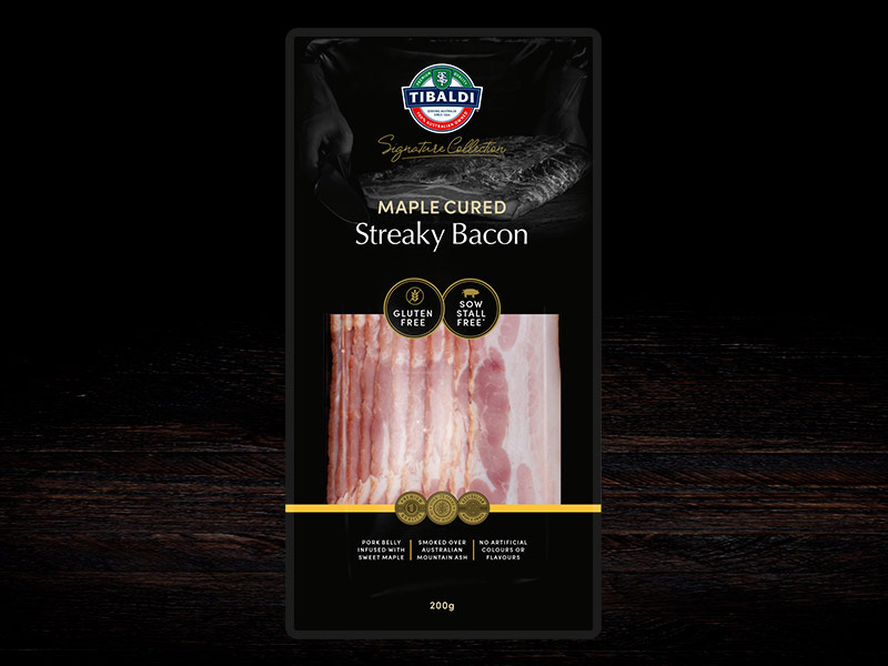 Maple Cured Streaky Bacon